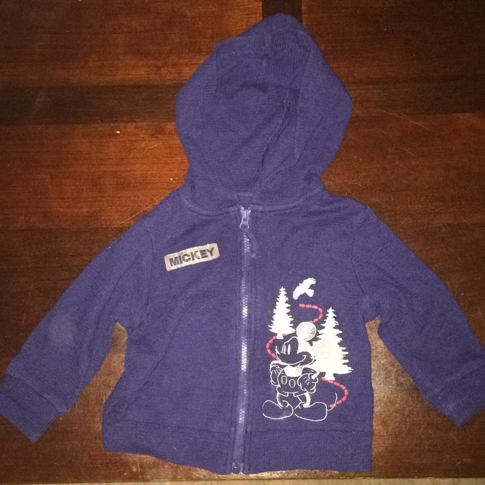 Mickey zip up sweatshirt hoodie